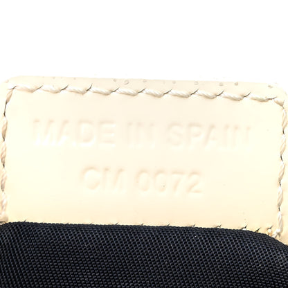 Christian Dior Monogram Mini Saddle Pochette White Blue 7 of 19