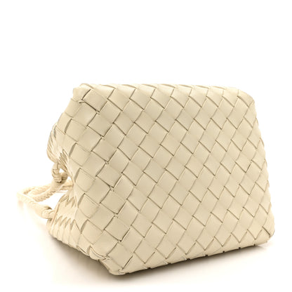 Bottega Veneta Nappa Intrecciato Small Parachute Shoulder Bag Sea Salt 4 of 14