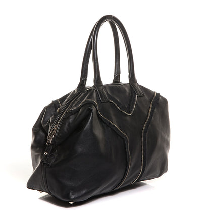 Saint Laurent Coated Lambskin Large Easy Y Rock Bag Black 3 of 8