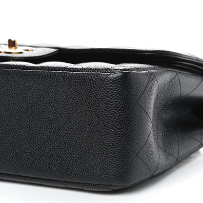 Chanel Caviar Quilted Jumbo Double Flap Black 6 of 9