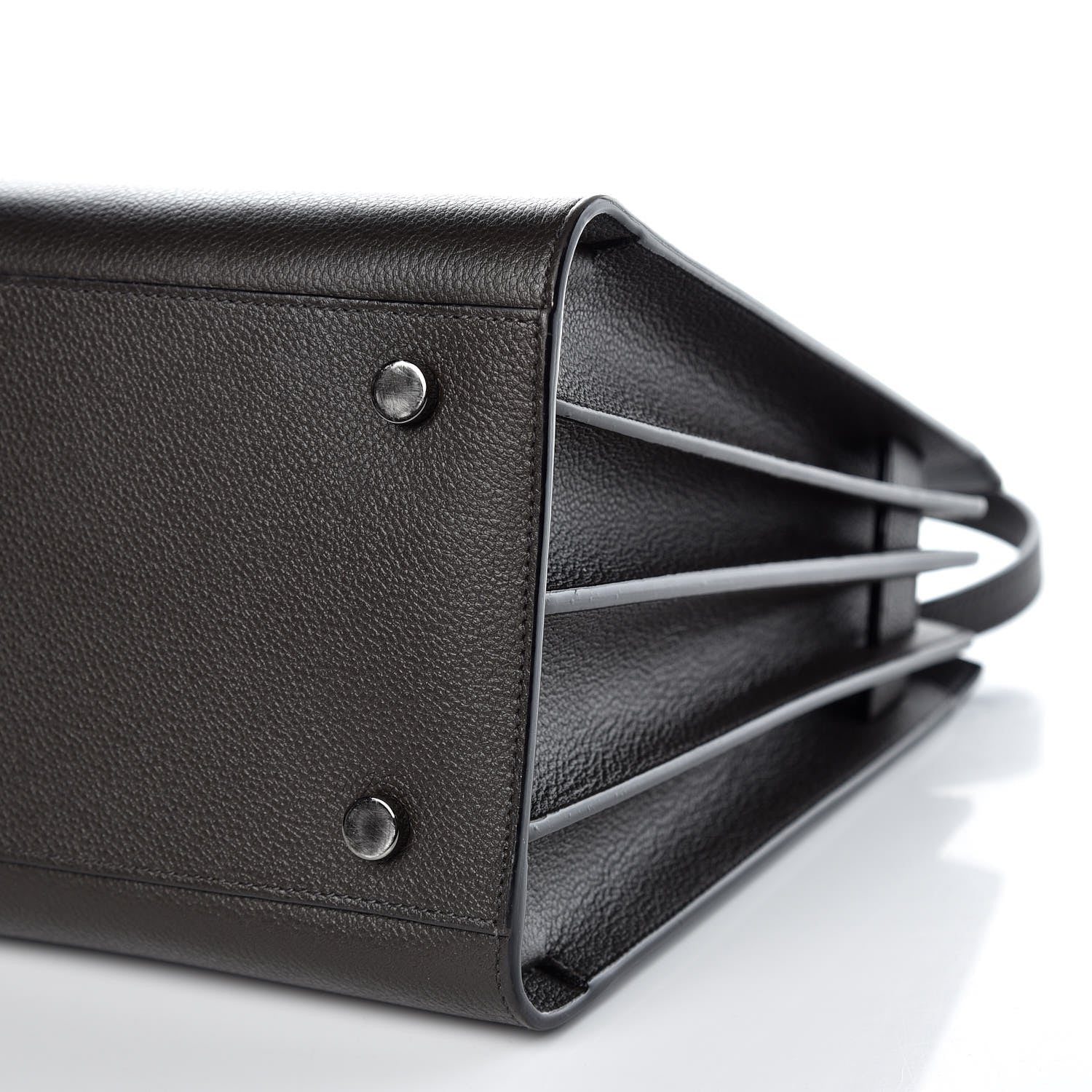 Saint Laurent Grained Calfskin Small Sac De Jour Coal 11 of 11