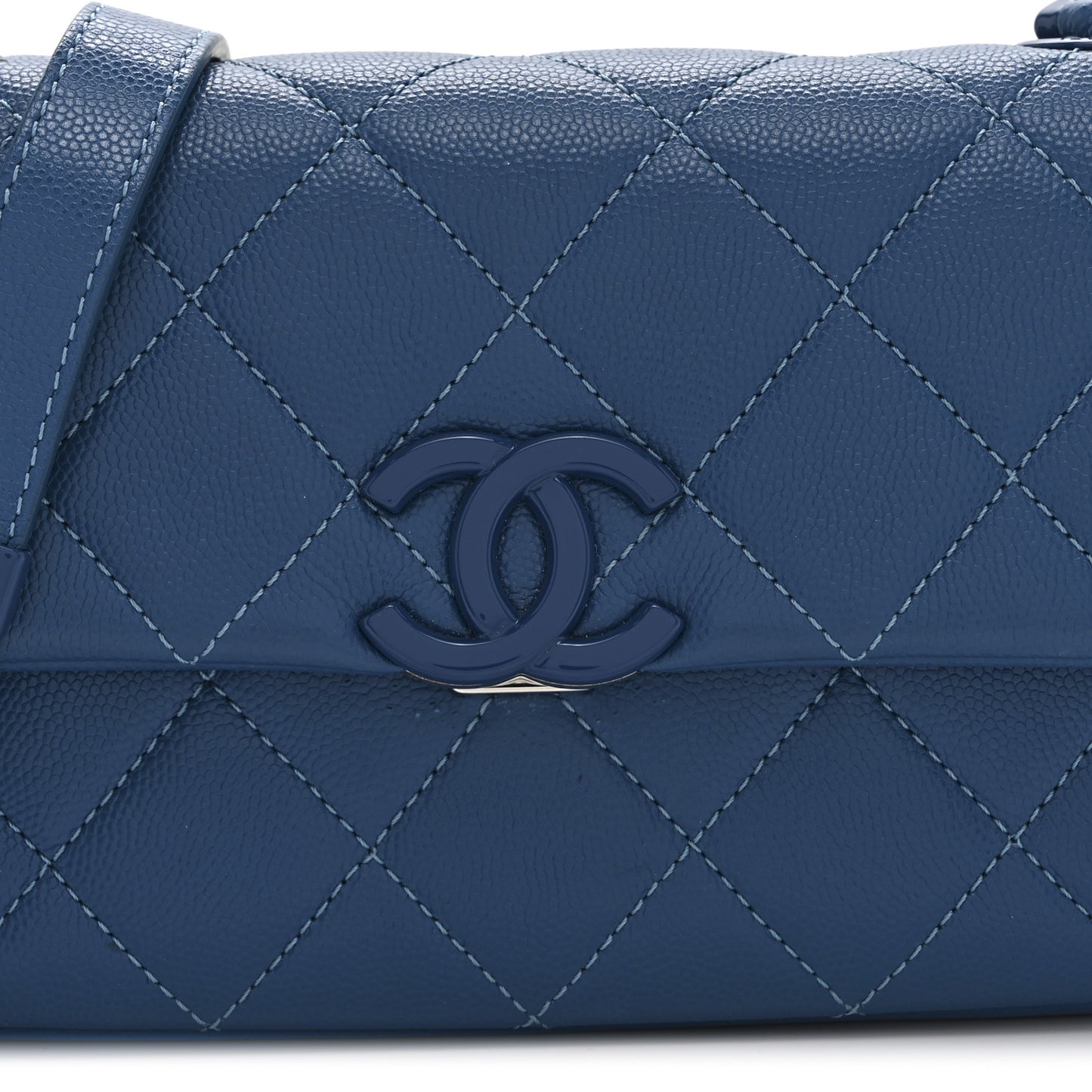 Caviar Quilted My Everything Small Flap Blue