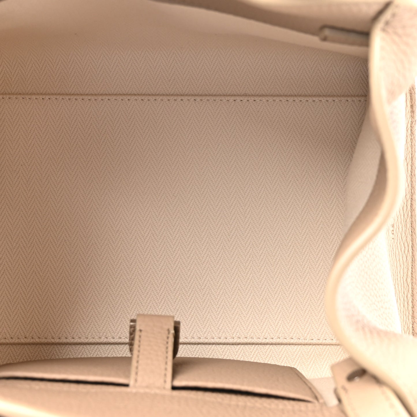 Grained Calfskin Soft Margaux 10 Bag Dark Taupe Dark Taupe