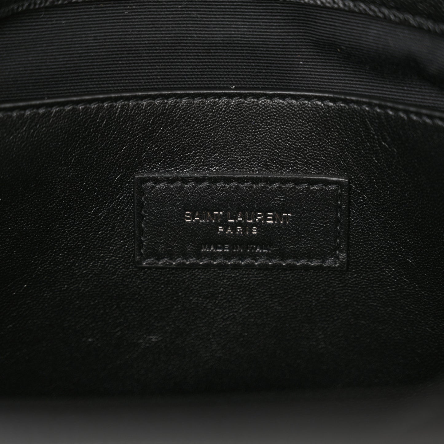 Grain De Poudre Medium West Hollywood Monogram Fold-Over Black