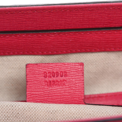Gucci Textured Calfskin Large Bright Bit Top Handle Tote Shocking Pink 8 of 11