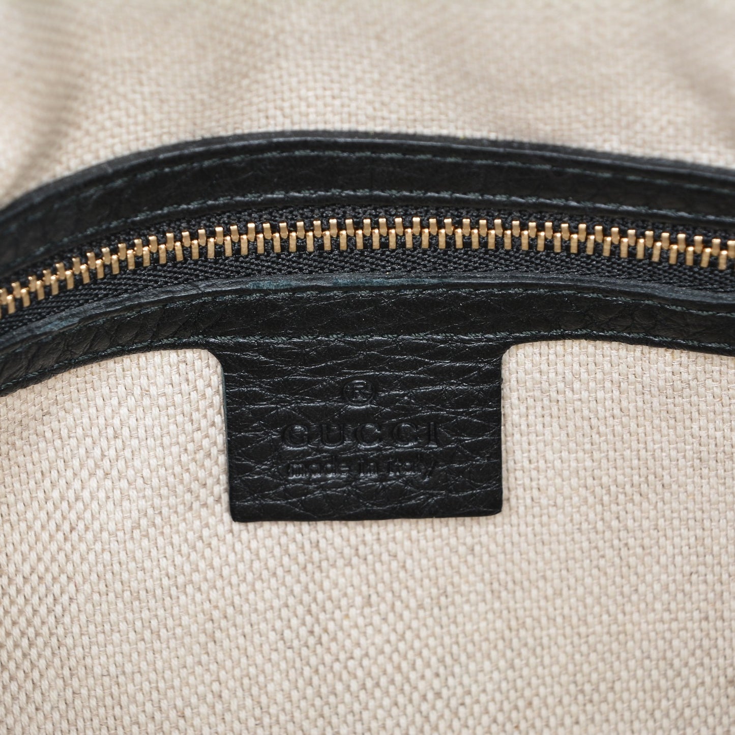 Pebbled Calfskin Small Soho Bowler Black