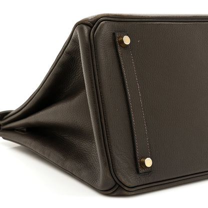 Hermes Togo Birkin 35 Chocolate 9 of 19
