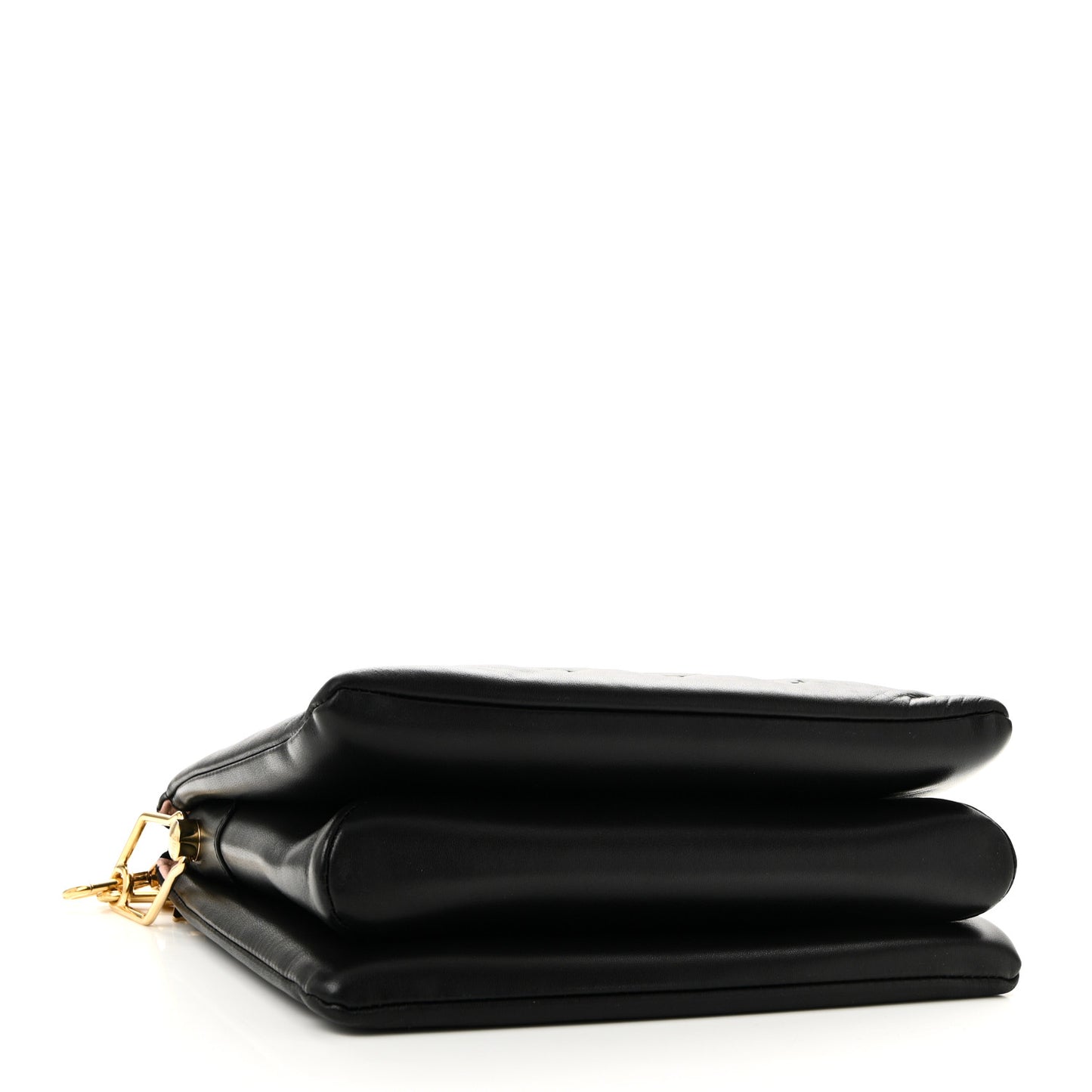 Lambskin Embossed Monogram Coussin PM Black