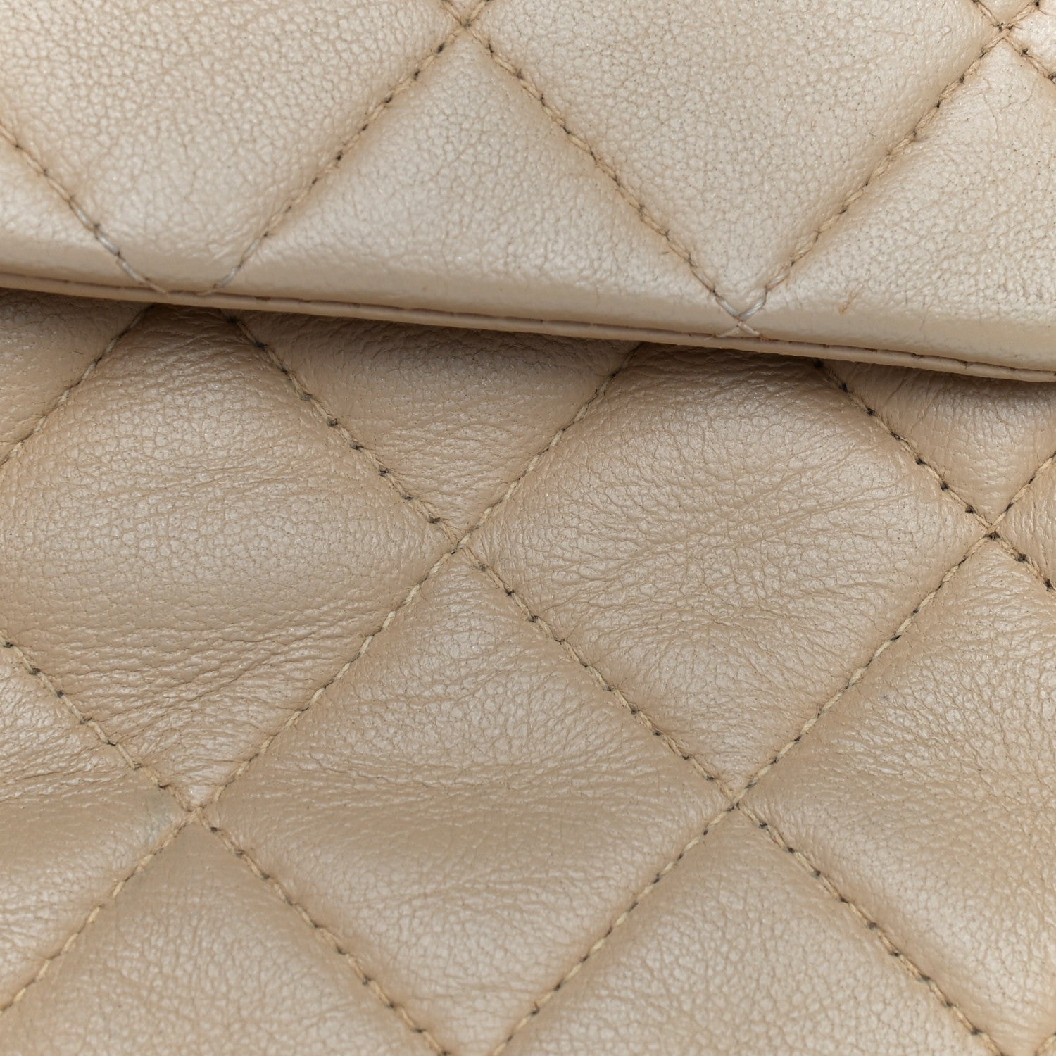 Chanel Lambskin Quilted Small Double Flap Beige 34 of 47