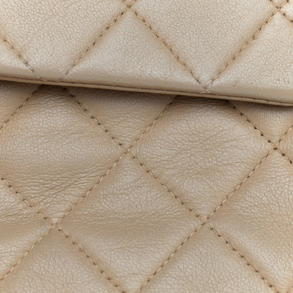 Chanel Lambskin Quilted Small Double Flap Beige 34 of 47