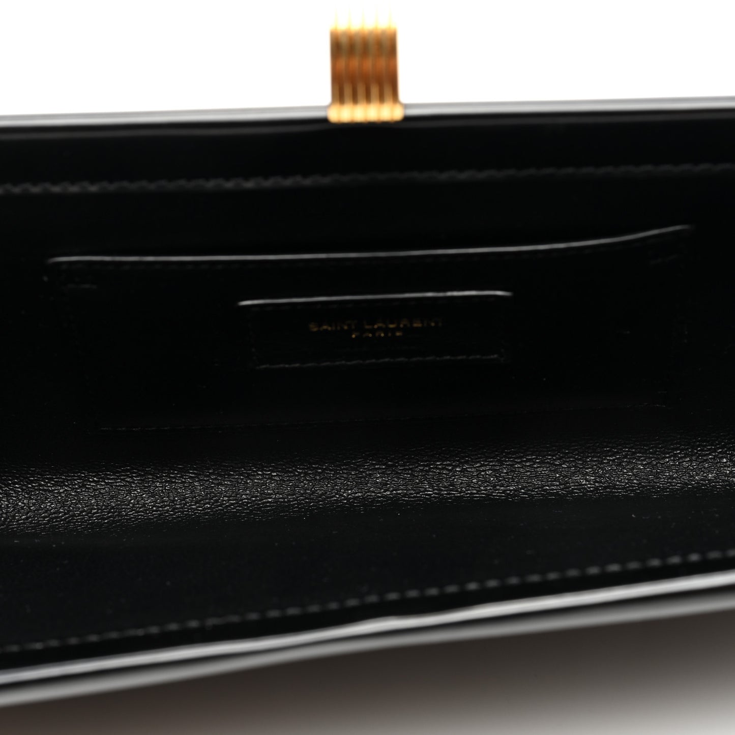 Patent Daria Clutch Black