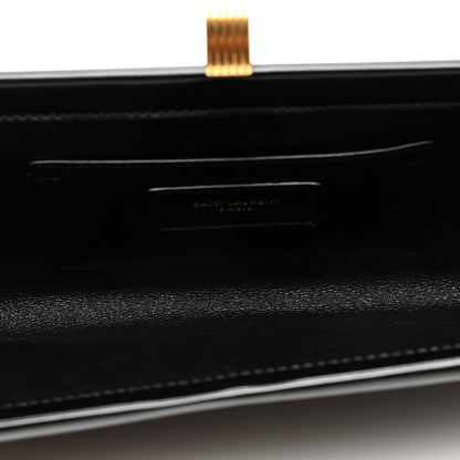 Saint Laurent Patent Daria Clutch Black 5 of 9