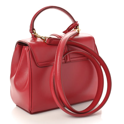 Celine Satinated Calfskin Mini 16 Top Handle Bag Lipstick 2 of 8
