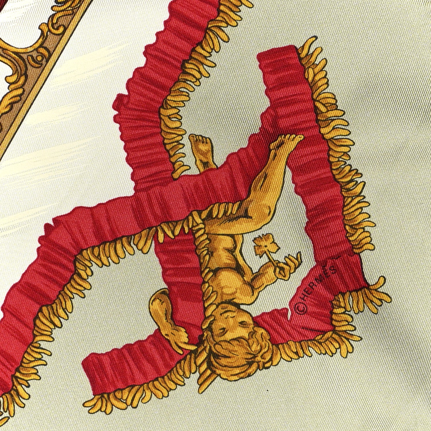 Hermes Silk Traineaux Et Glissades Scarf 90 5 of 6