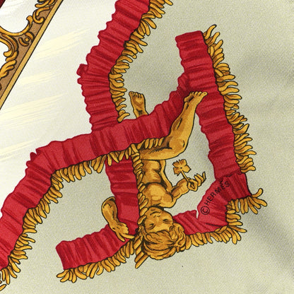 Hermes Silk Traineaux Et Glissades Scarf 90 5 of 6