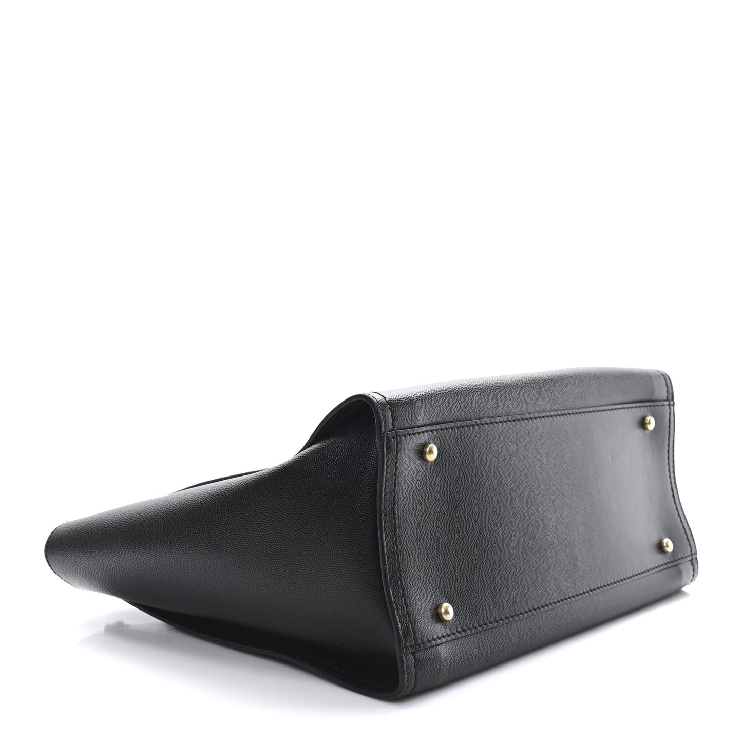Caviar Small Studded Deauville Tote Black