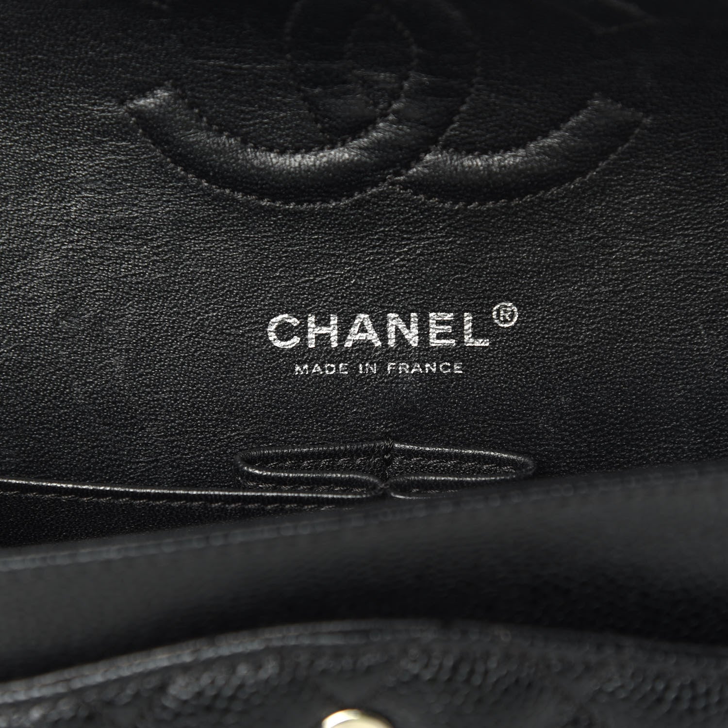 Chanel Caviar Quilted Medium Double Flap Black 6 of 15