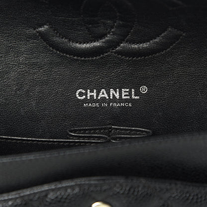 Chanel Caviar Quilted Medium Double Flap Black 6 of 15