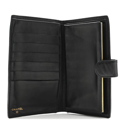 Chanel Caviar Timeless CC French Wallet Black 5 of 8