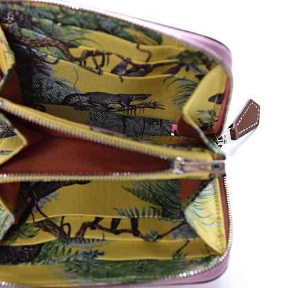 Hermes Epsom Silk'in Compact Wallet Mauve Sylvestre 5 of 8
