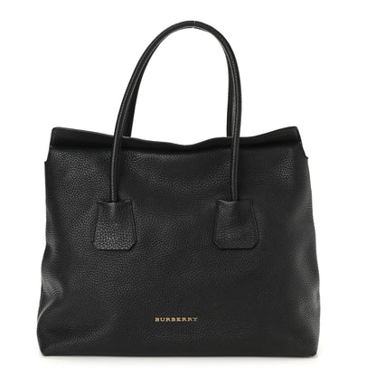 Burberry London Grainy Calfskin Medium Baynard Tote Black 1 of 7