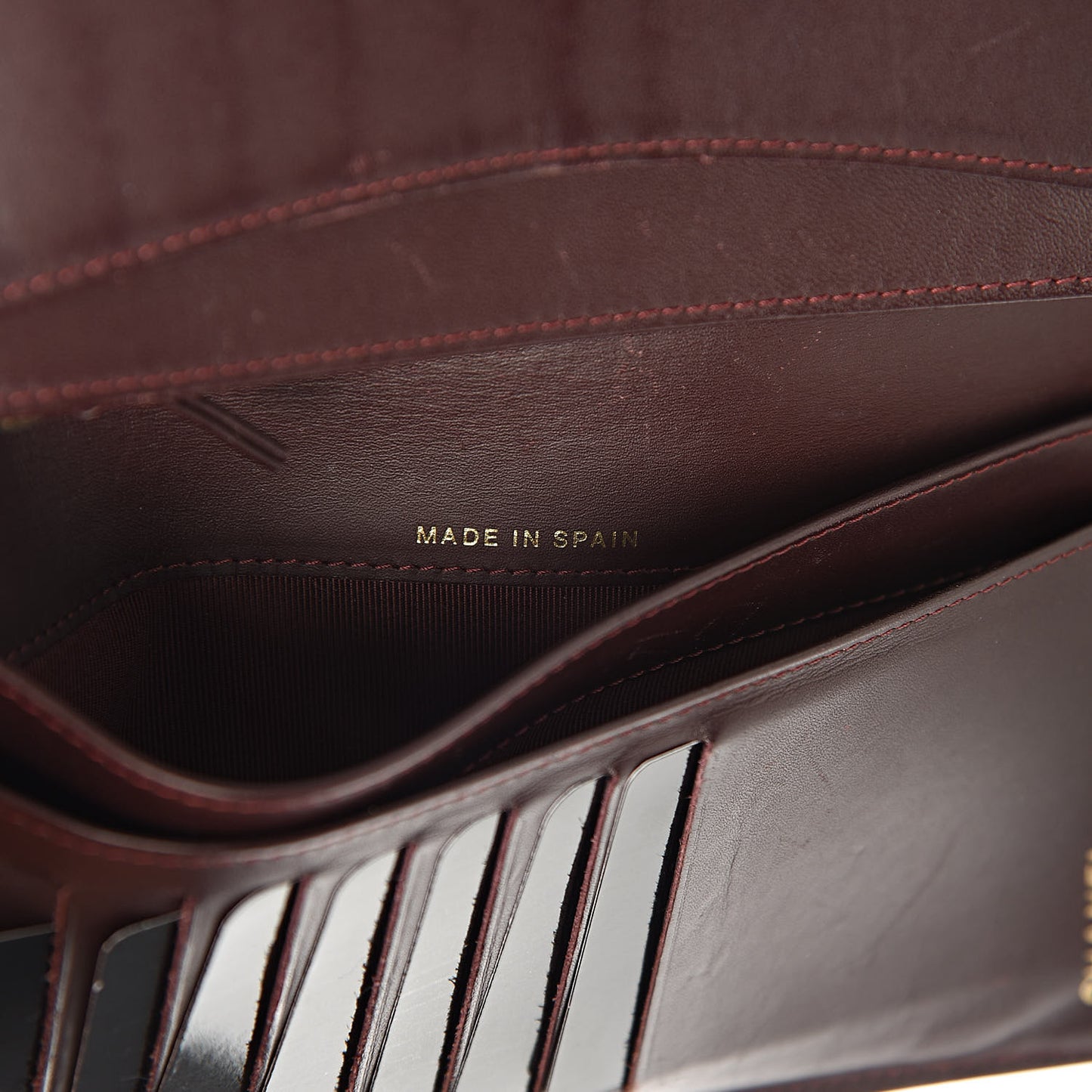 Caviar Quilted Yen Wallet Black