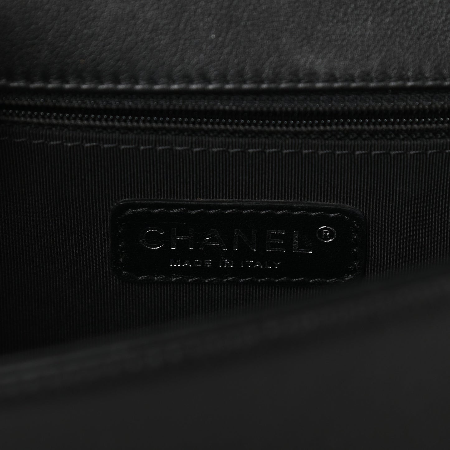 Calfskin Embossed New Medium Cordoba Boy Flap Black