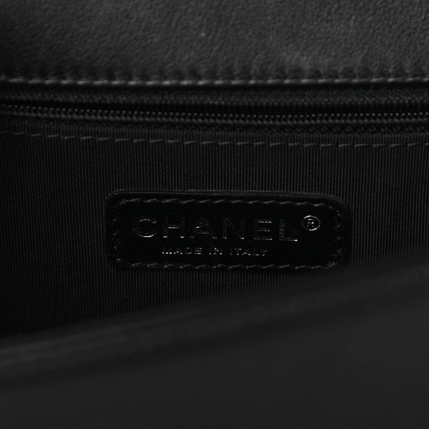 Chanel Calfskin Embossed New Medium Cordoba Boy Flap Black 6 of 9