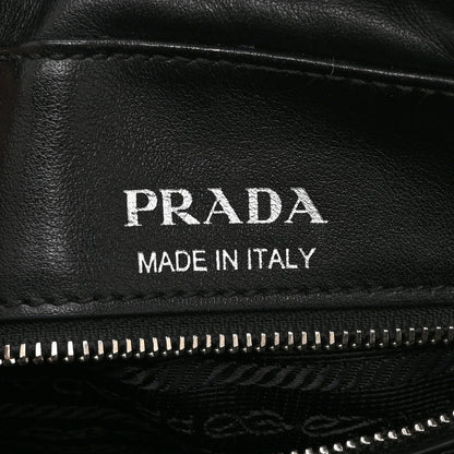 Prada Soft Calfskin Diagramme Camera Bag Black 6 of 10