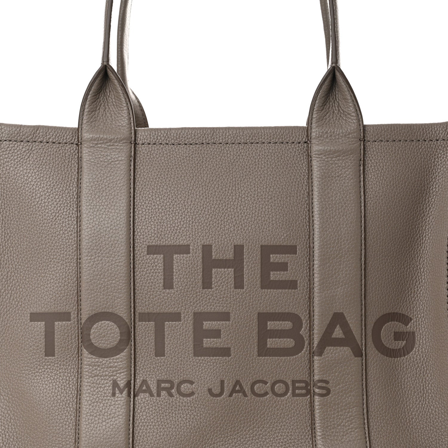 Marc Jacobs Grained Calfskin Large The Tote Bag Cement 9 of 13