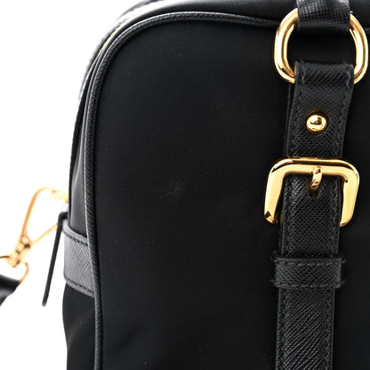 Prada Tessuto Nylon Saffiano Bauletto Black 12 of 14