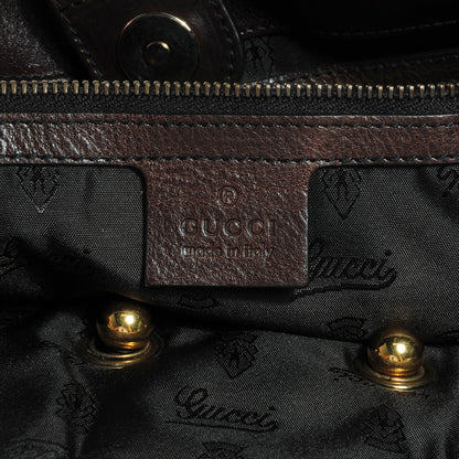 Gucci Leather Babouska Medium Tote Brown 6 of 7