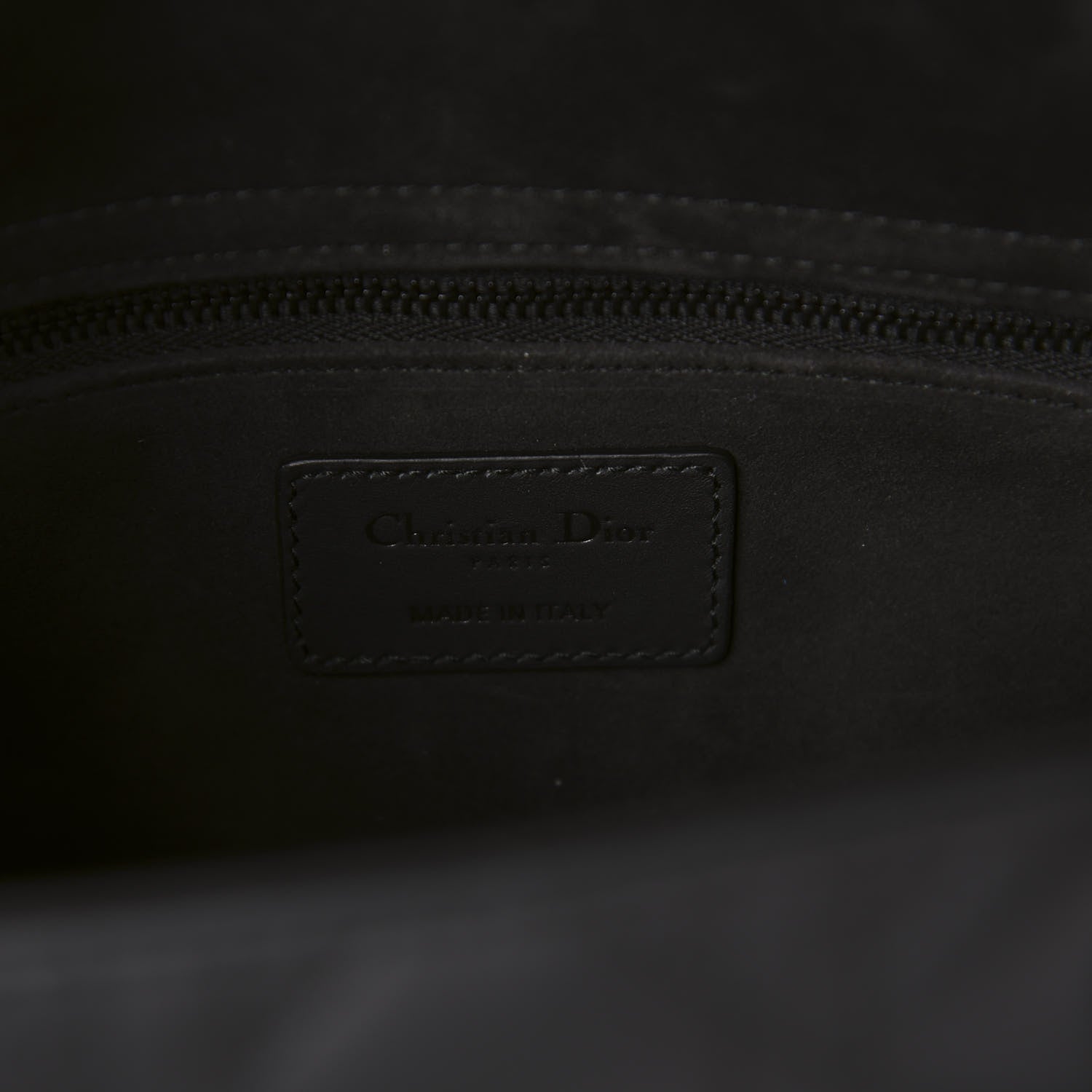 Christian Dior Ultra Matte Calfskin Cannage Medium Lady Dior Black 10 of 11
