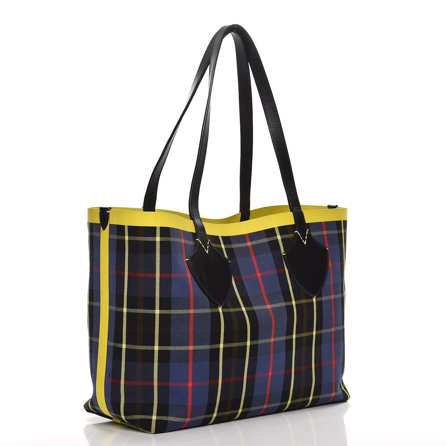 Vintage Check Medium The Giant Reversible Tote Racing Green Cobalt Blue