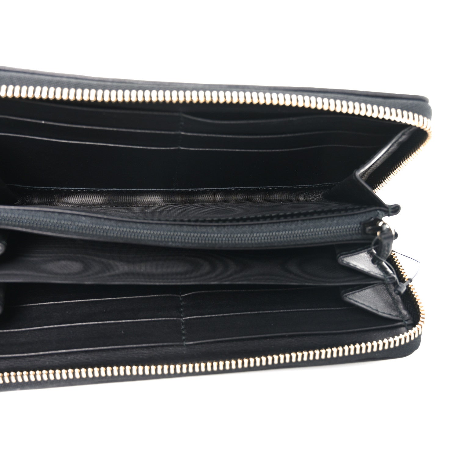 Gucci Guccissima Signature Sukey Zip Around Wallet Black 5 of 8