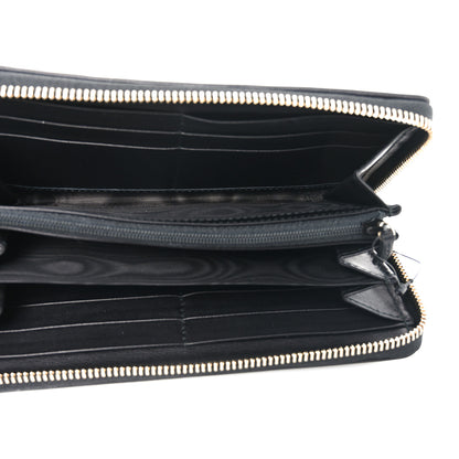 Gucci Guccissima Signature Sukey Zip Around Wallet Black 5 of 8