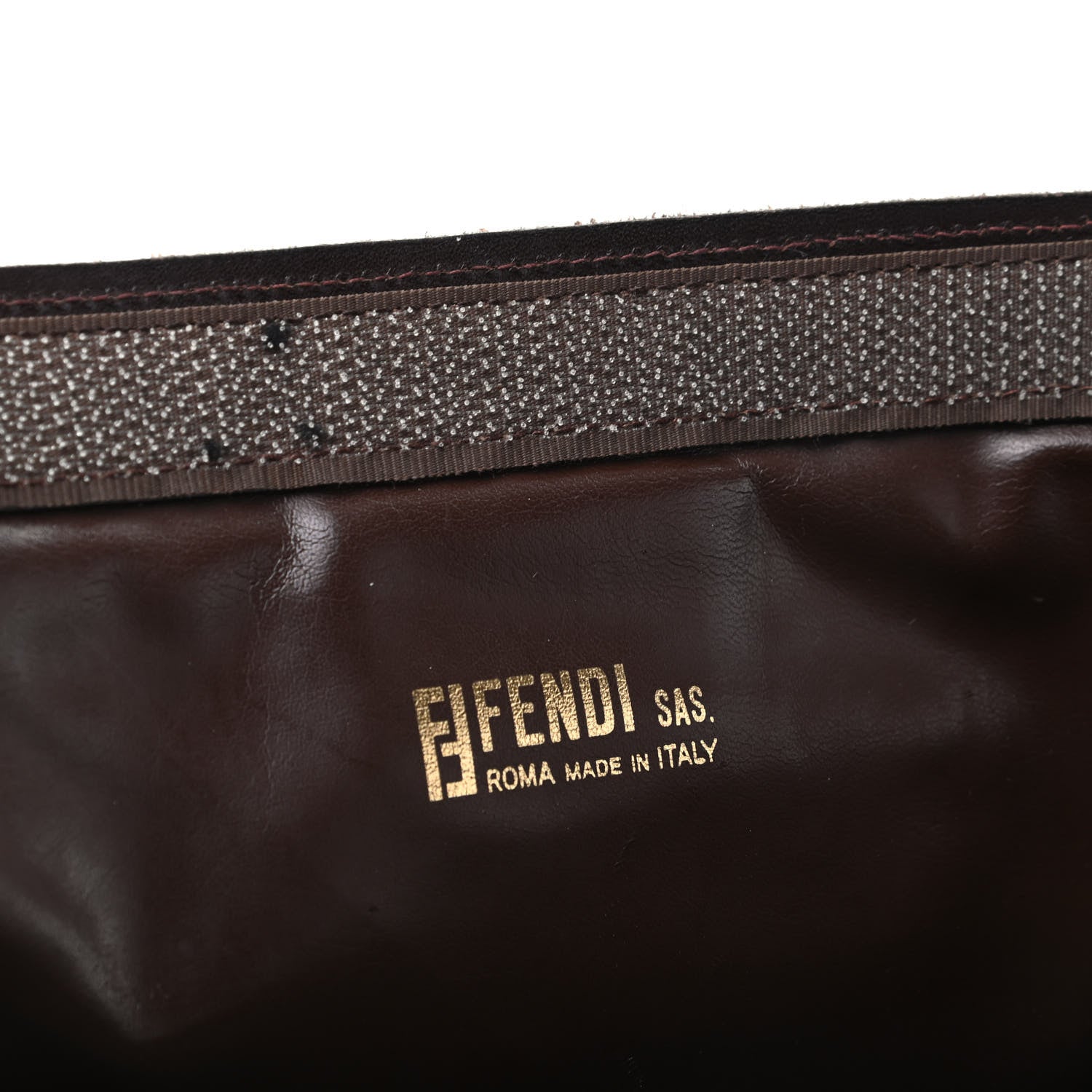 Fendi Zucca Zip Pouch Tobacco 6 of 8