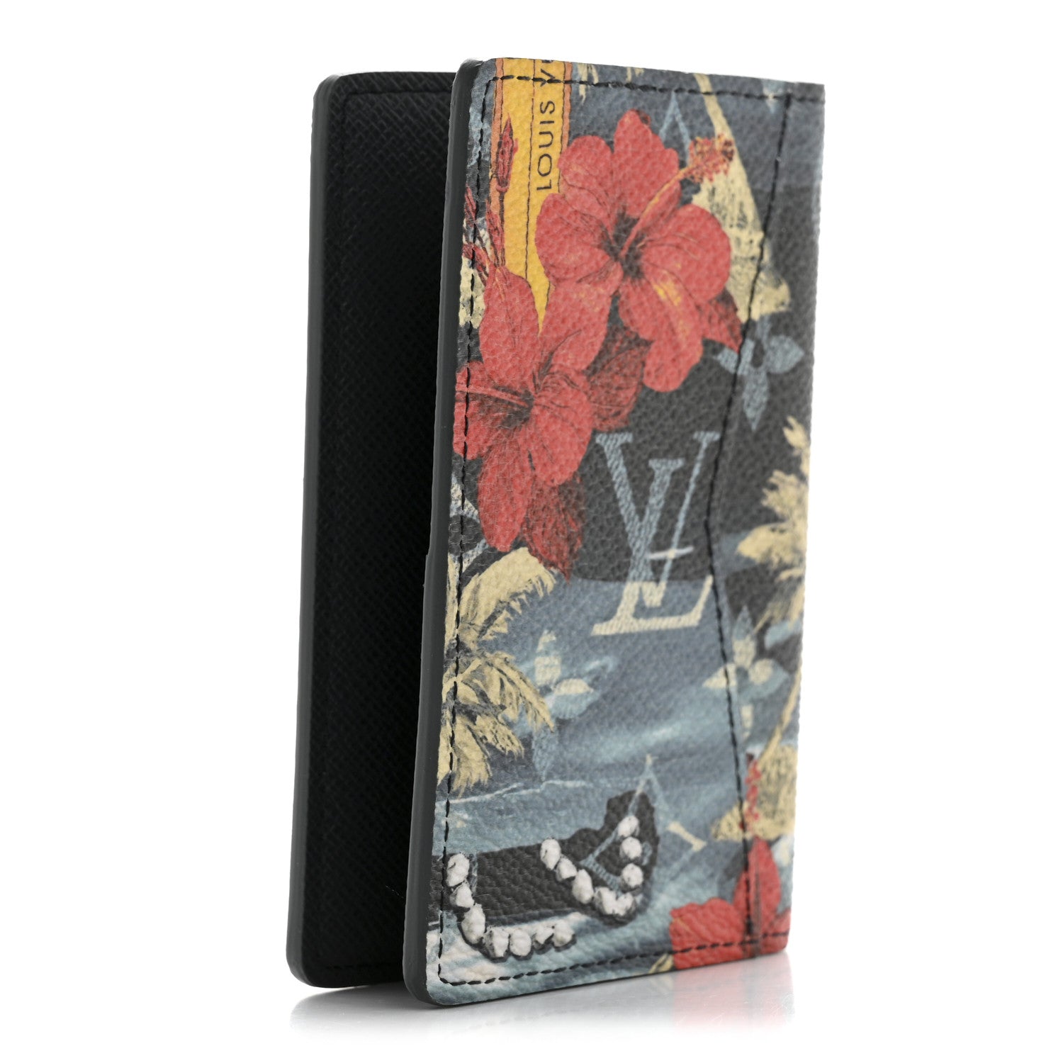 Louis Vuitton Monogram Surfin' Pocket Organizer NM  Navy Blue 3 of 8