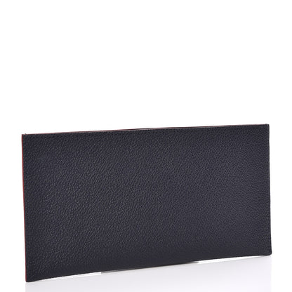 Louis Vuitton Calfskin Felicie Chain Wallet Card Holder Insert Marine Rouge 3 of 6