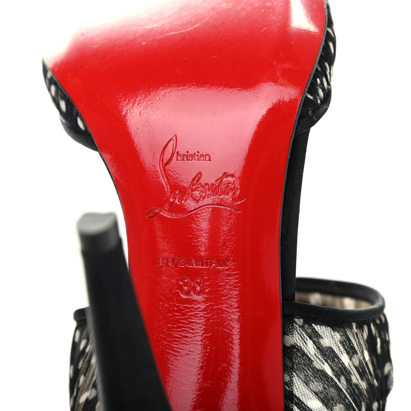 Crepe Satin Chiffon Miss Chief 100 Pumps 38 Black