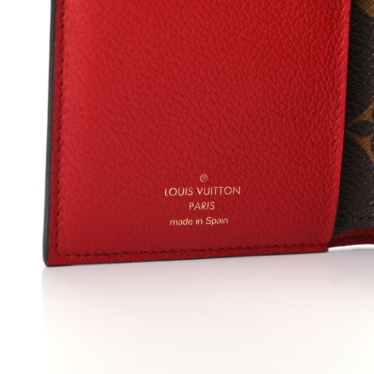Monogram Pallas Compact Wallet Cherry