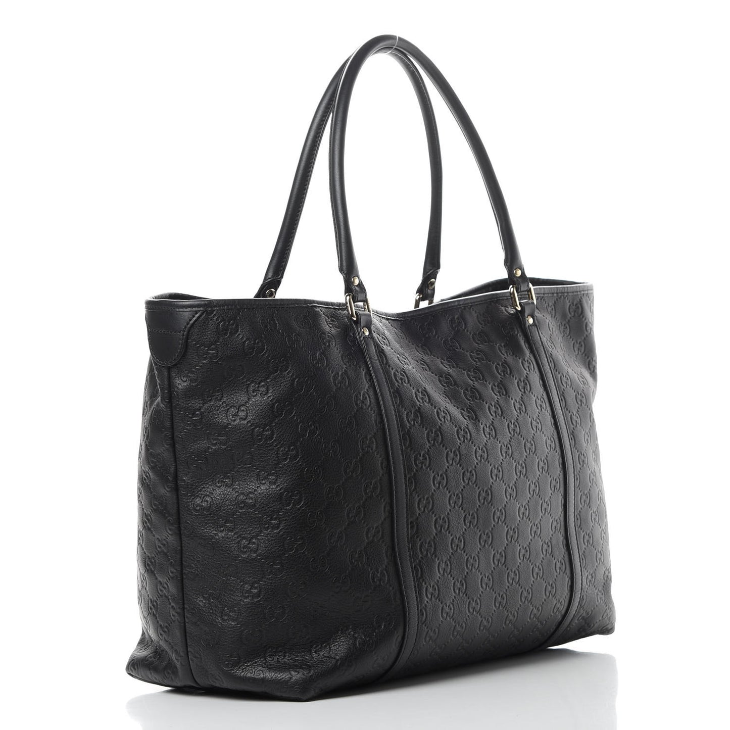 Guccissima Large Joy Tote Black
