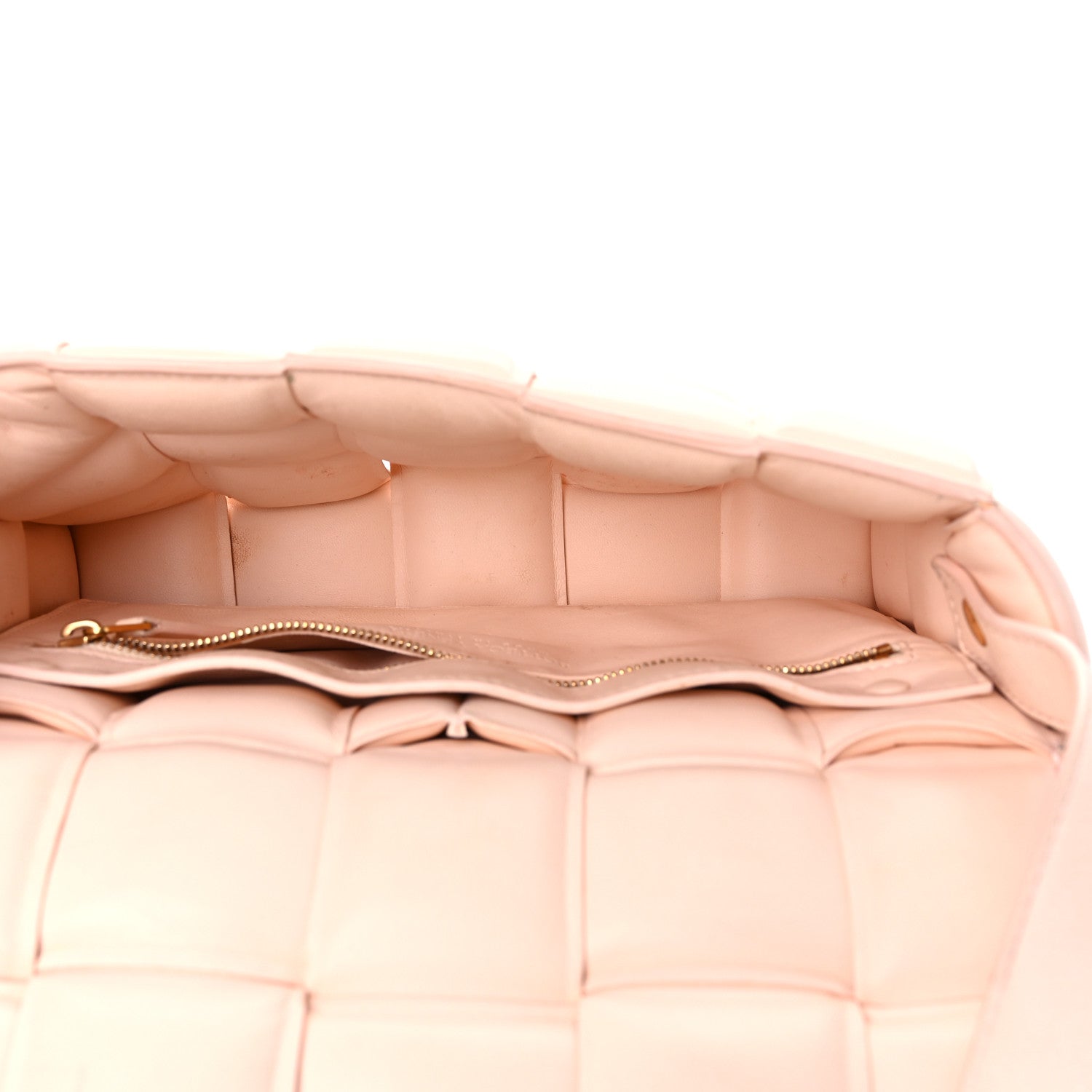 Bottega Veneta Nappa Maxi Intreccio Padded Cassette Crossbody Bag Melon Washed 5 of 22