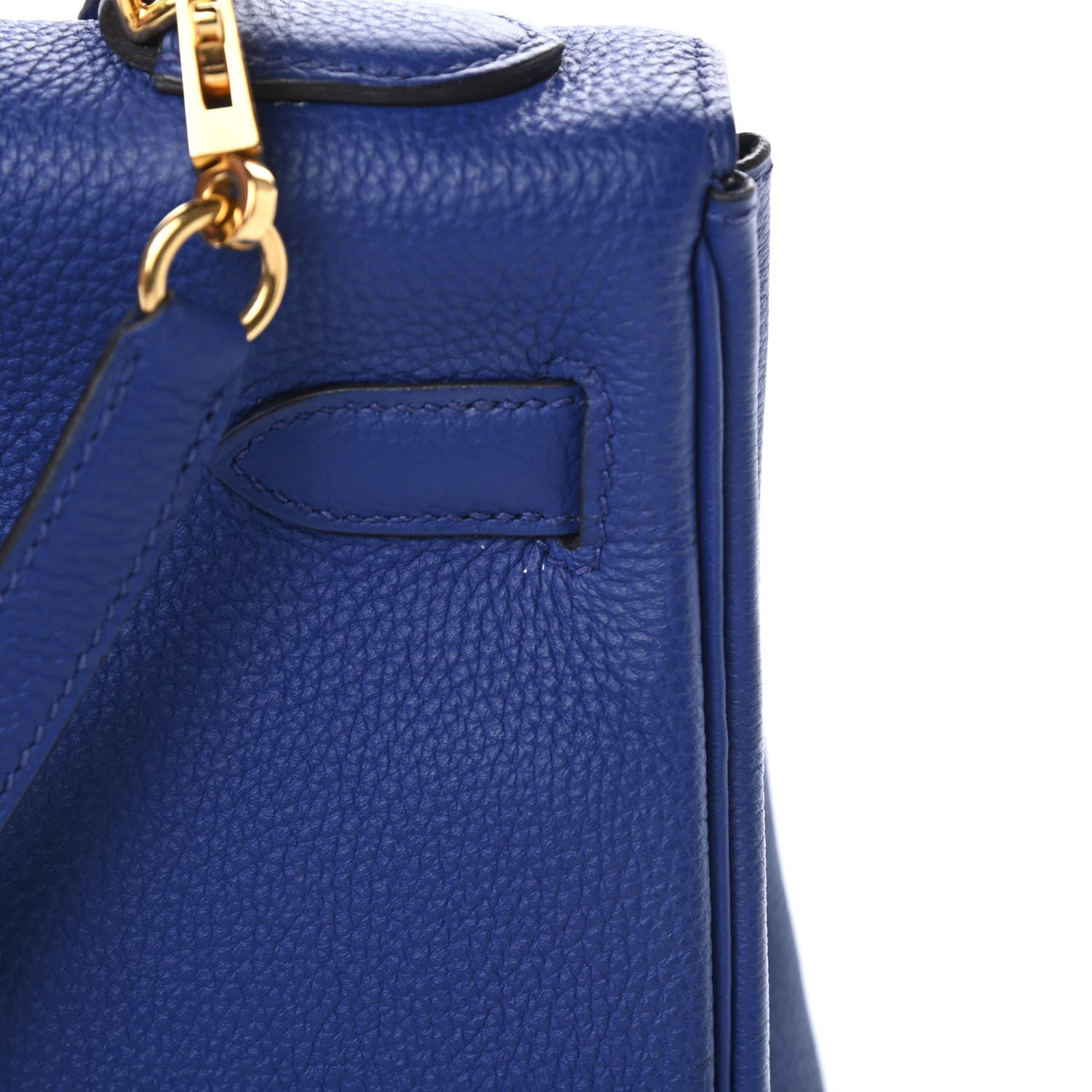 Hermes Togo Kelly Retourne 32 Bleu Electrique 12 of 13
