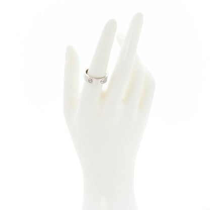 Cartier 18K White Gold 5.5mm LOVE Ring 58 8.25 2 of 4