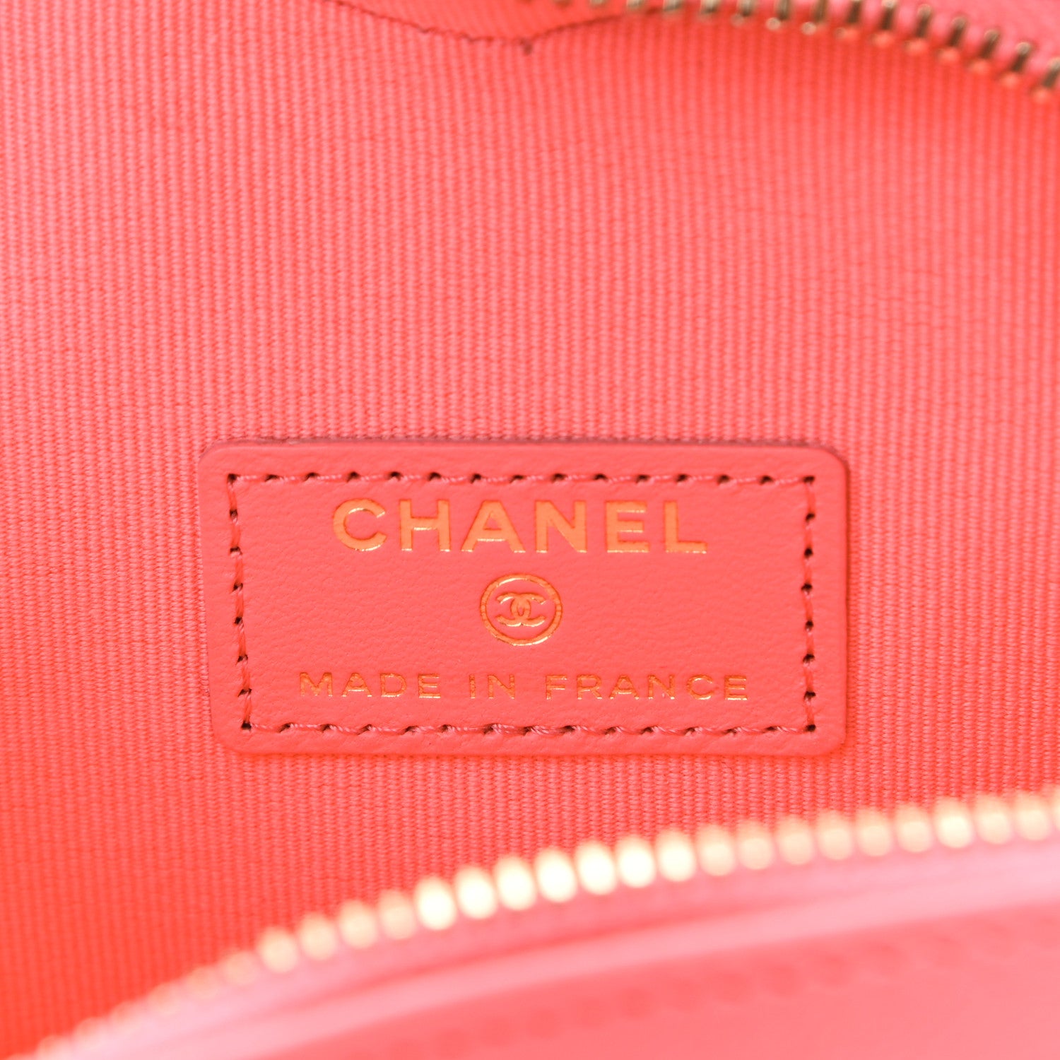 Chanel Lambskin Quilted CC In Love Heart Clutch With Chain Pink 6 of 11