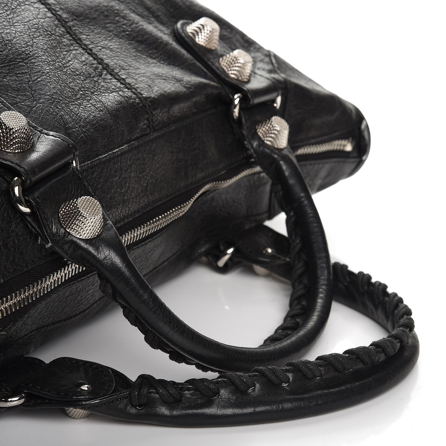 Agneau Giant 21 Silver Hardware Work Black