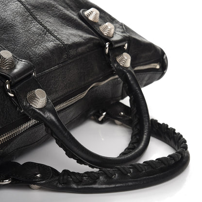 Balenciaga Agneau Giant 21 Silver Hardware Work Black 12 of 15