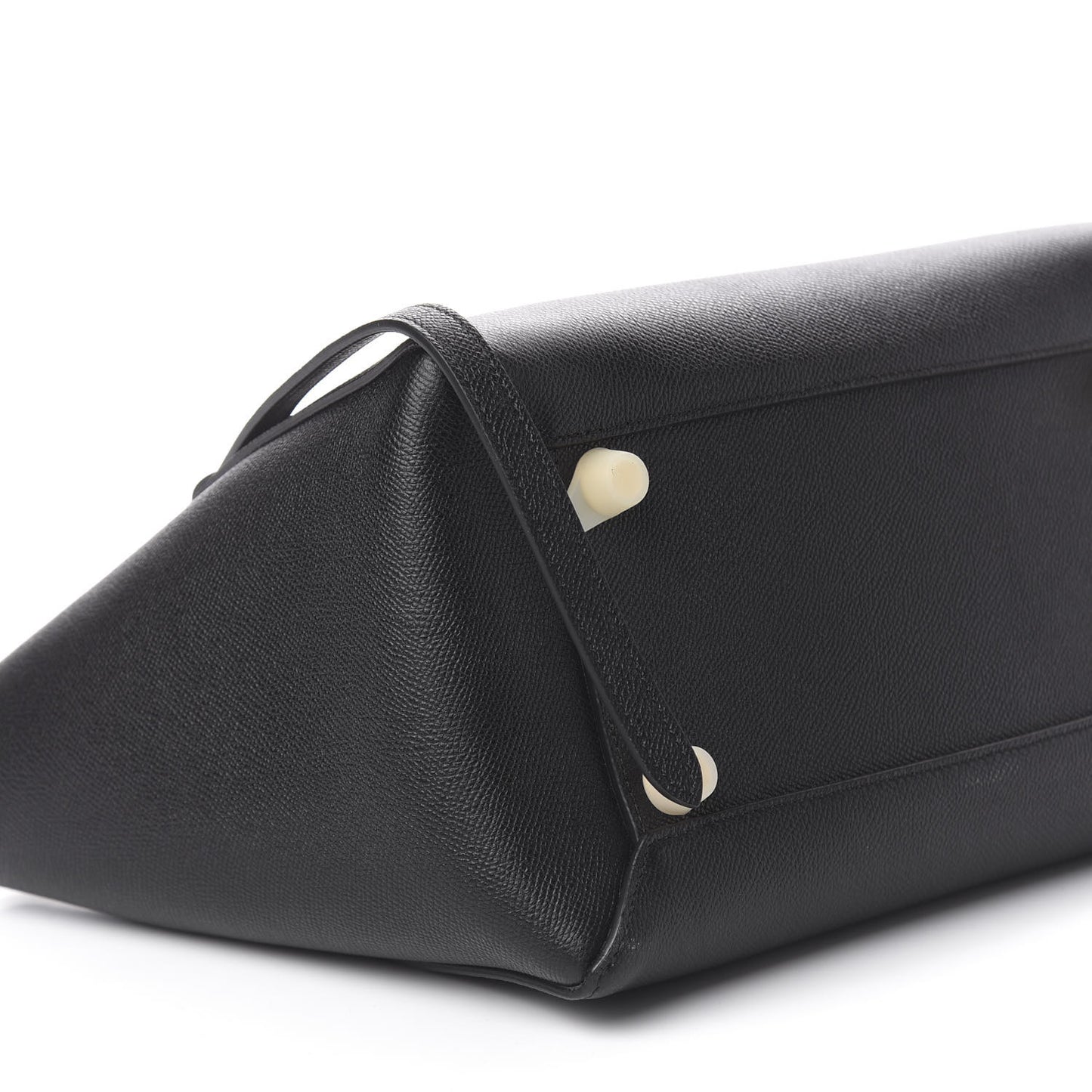 Grained Calfskin Mini Belt Bag Black