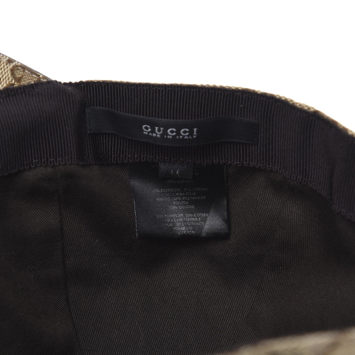 Monogram Web Baseball Hat M Beige Cocoa